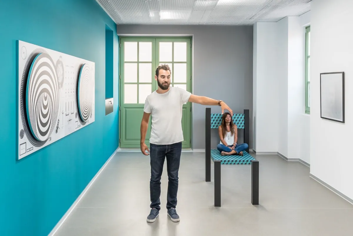 Bilder der Illusionen von Dubai