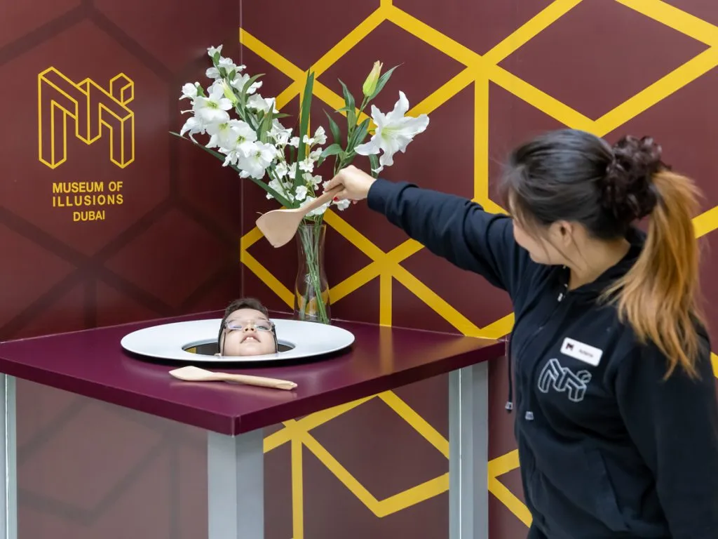 Einrichtungen und Dienstleistungen des Museum der Illusionen in Dubai