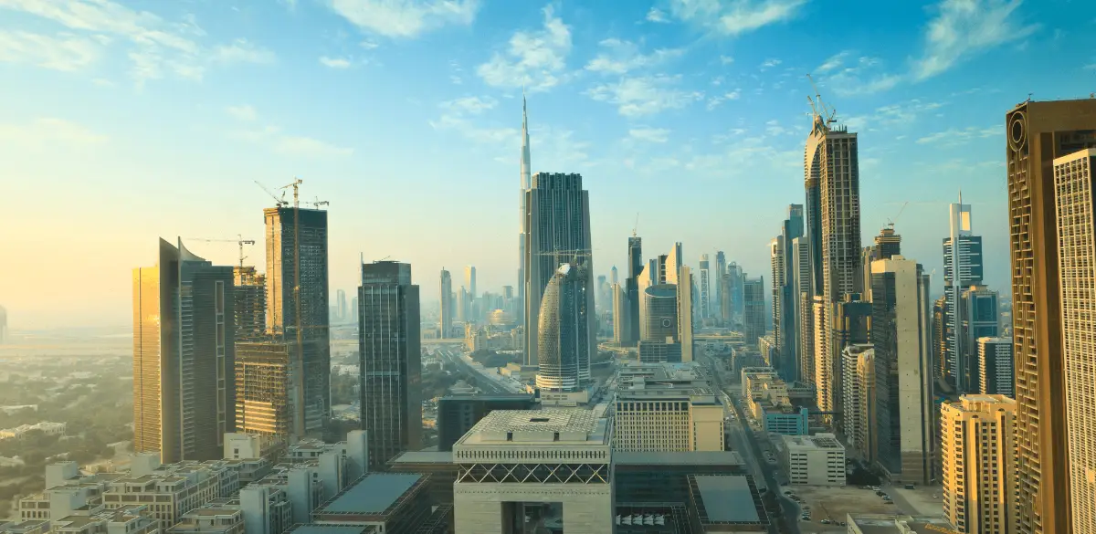 موقعية الوصول إلى مركز التجارة العالمية في دبي