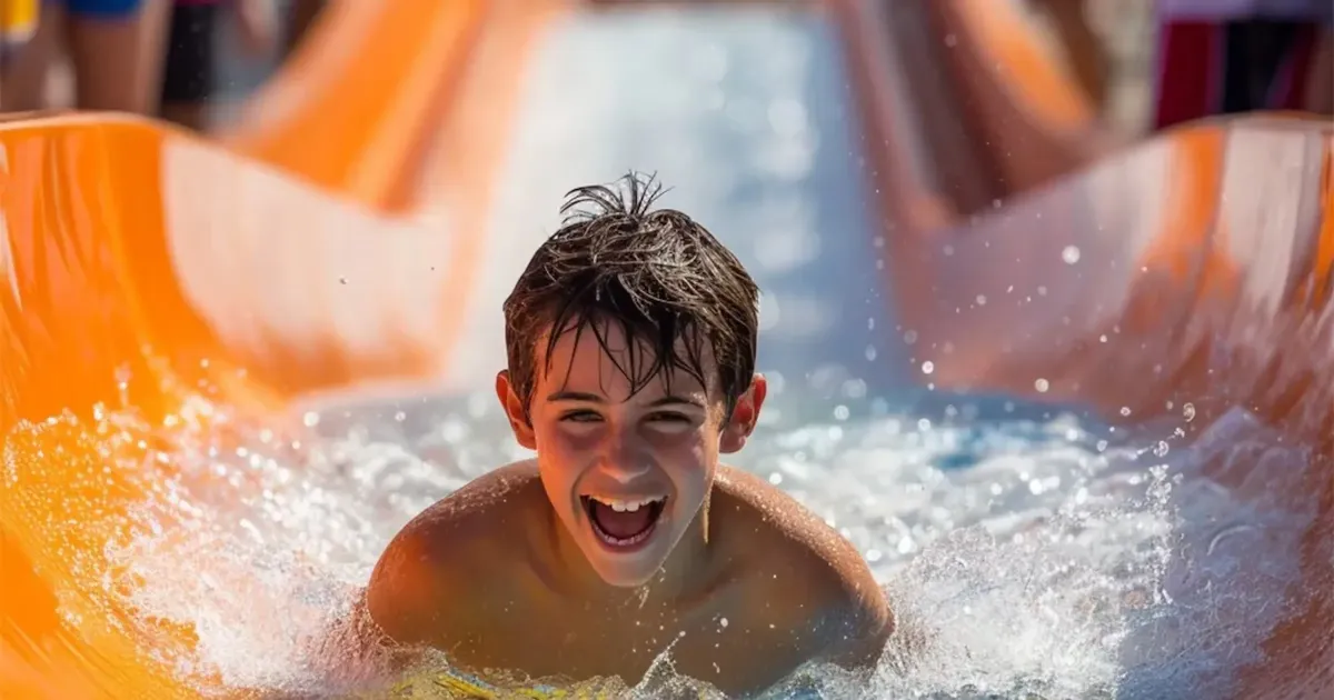 Spezielle Bereiche für Kinder im Aqua Fun